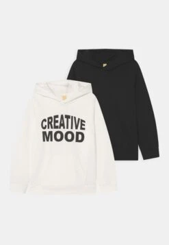 Friboo Hoodie 2 Pack - Sudadera - Black/White
