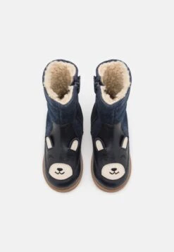 Friboo Leather - Botas Para La Nieve - Dark Blue -Friboo Tienda 1ce030d690724b24854ea0c27c645273