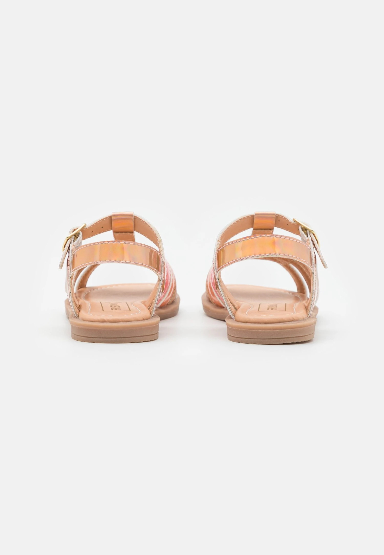 Friboo Sandalias - Rose Gold/Multi-Coloured 3 Friboo Sandalias - Rose Gold/Multi-Coloured - Image 3