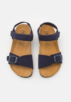 Friboo Leather Bio Sandals - Sandalias - Dark Blue -Friboo Tienda 3bc9408609ab40a8b2a27e77f7693325
