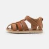 Friboo Leather - Sandalias - Cognac