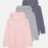 Friboo 3 Pack - Jersey Con Capucha - Pink/Grey/Blue