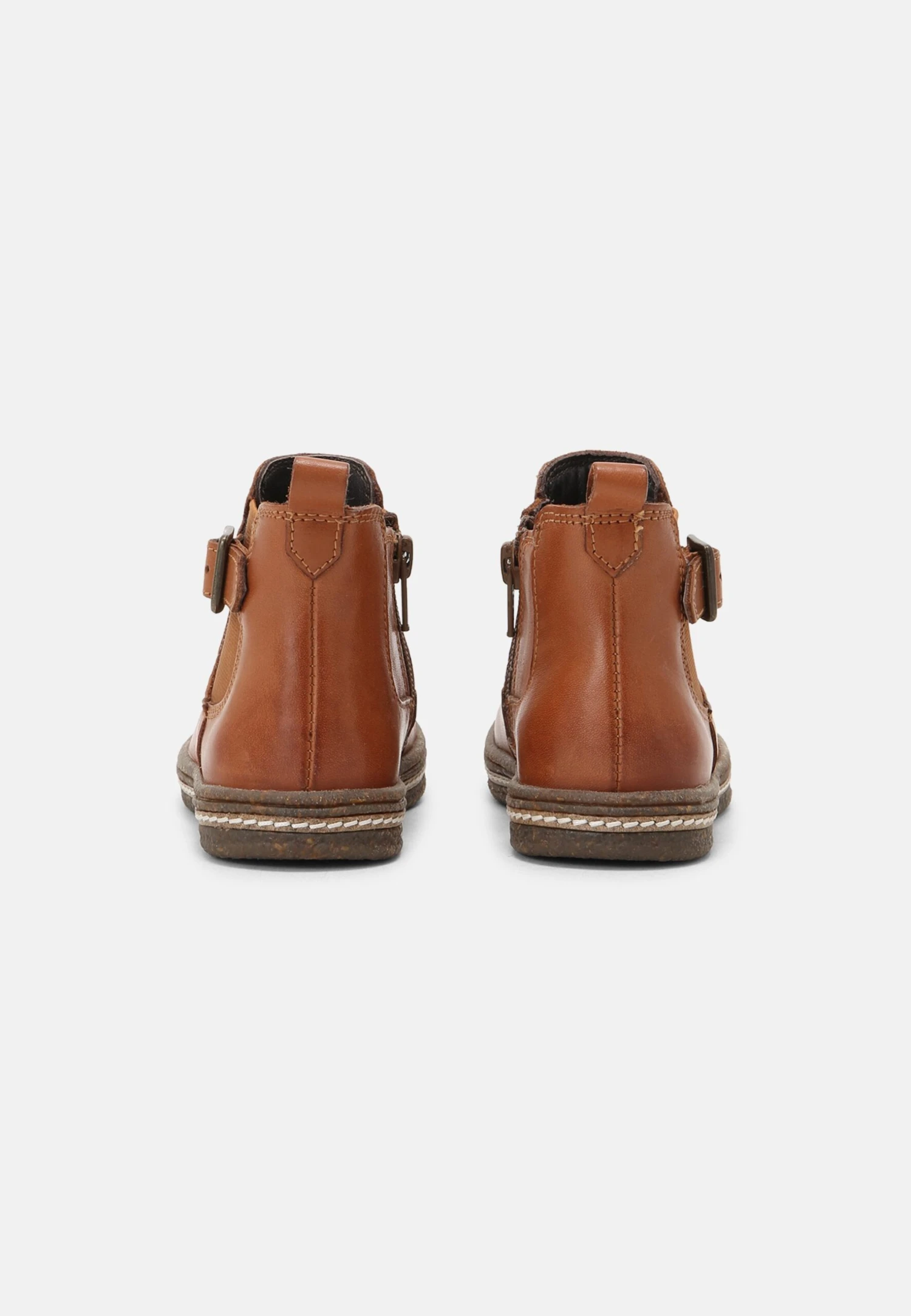 Friboo Leather Booties - Botines - Cognac 3 Friboo Leather Booties - Botines - Cognac - Image 3