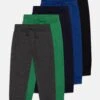 Friboo Unisex 5 Pack - Pantalones Deportivos - Multi-Coloured/Grey/Blue