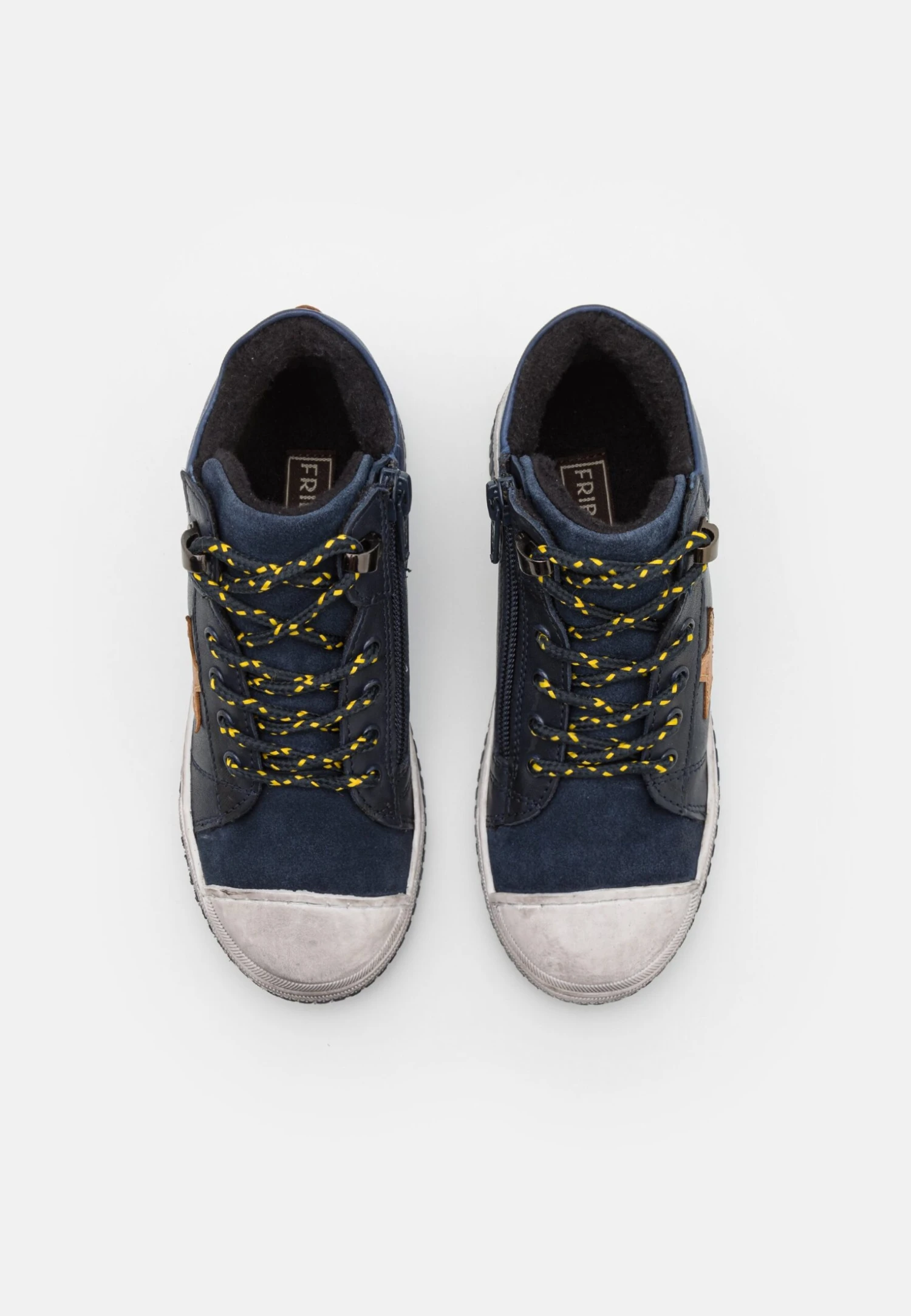 Friboo Leather - Botas - Dark Blue 4 Friboo Leather - Botas - Dark Blue - Image 4