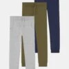 Friboo 3 Pack - Pantalones - Grey/Khaki/Dark Blue