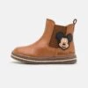 Friboo Disney Mickey Mouse - Zip-Up Booties Unisex - Botines - Cognac