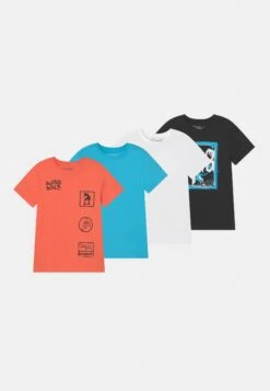 Friboo Unisex 4 Pack- Camiseta Estampada - Multi-Coloured