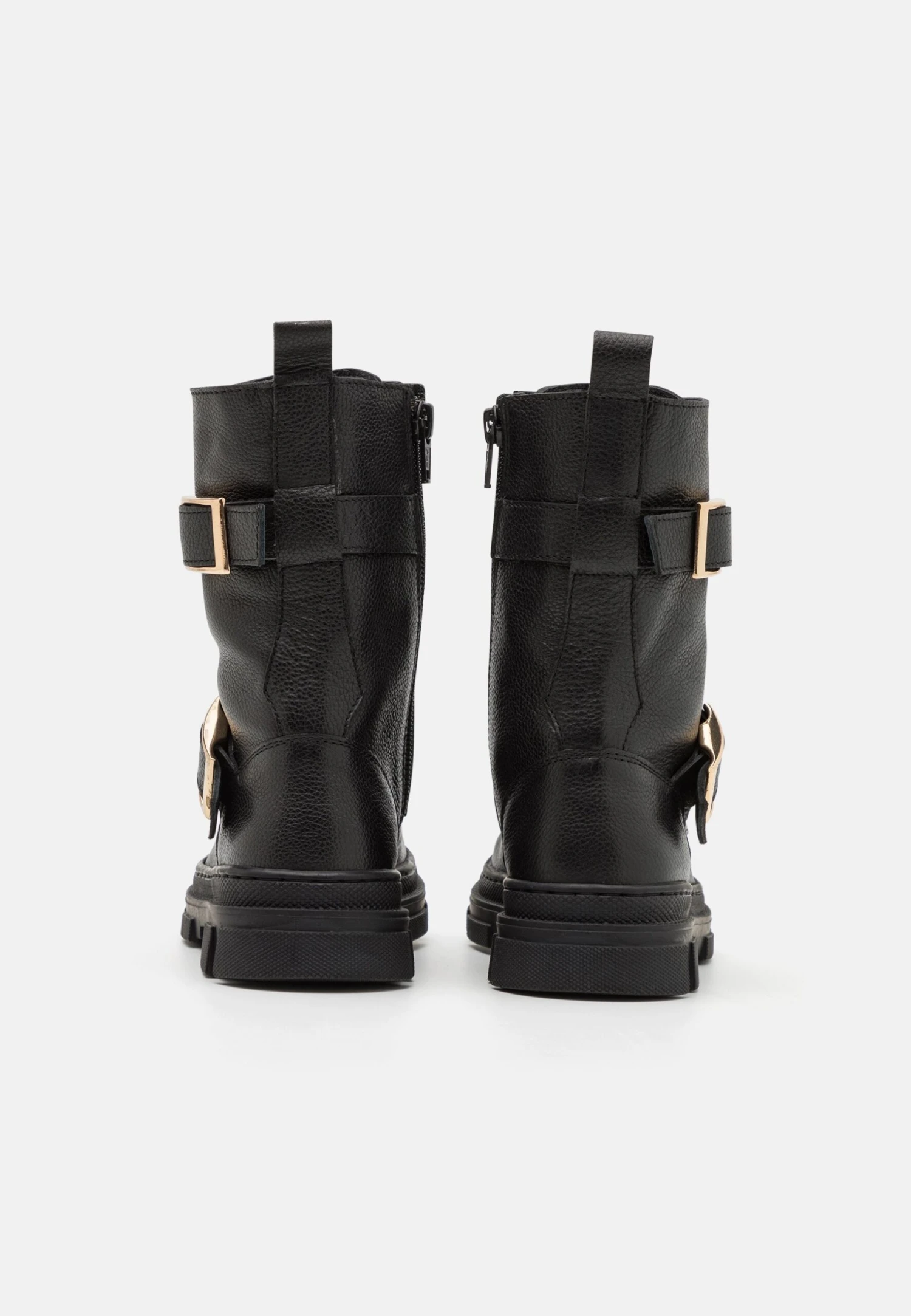 Friboo Leather - Botas Con Cordones -Black 3 Friboo Leather - Botas Con Cordones -Black - Image 3