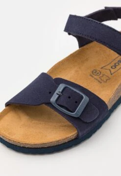 Friboo Leather Bio Sandals - Sandalias - Dark Blue -Friboo Tienda 9ef767bb66bd46a6bfb88ac8f84e07de