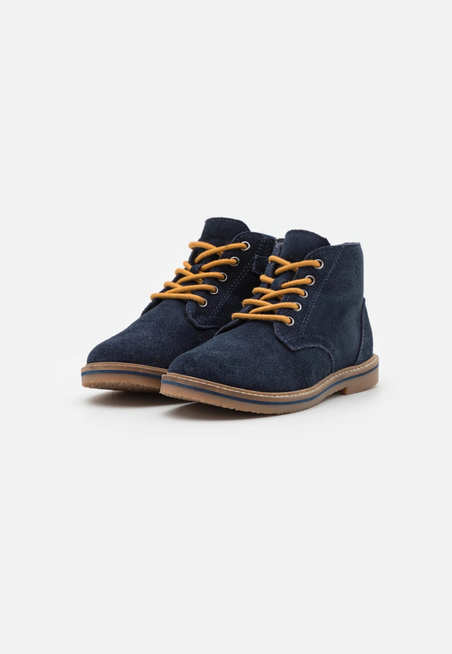 Friboo Leather - Botines Con Cordones - Dark Blue 2 Friboo Leather - Botines Con Cordones - Dark Blue - Image 2