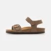 Friboo Leather Bio Sandals - Sandalias - Brown