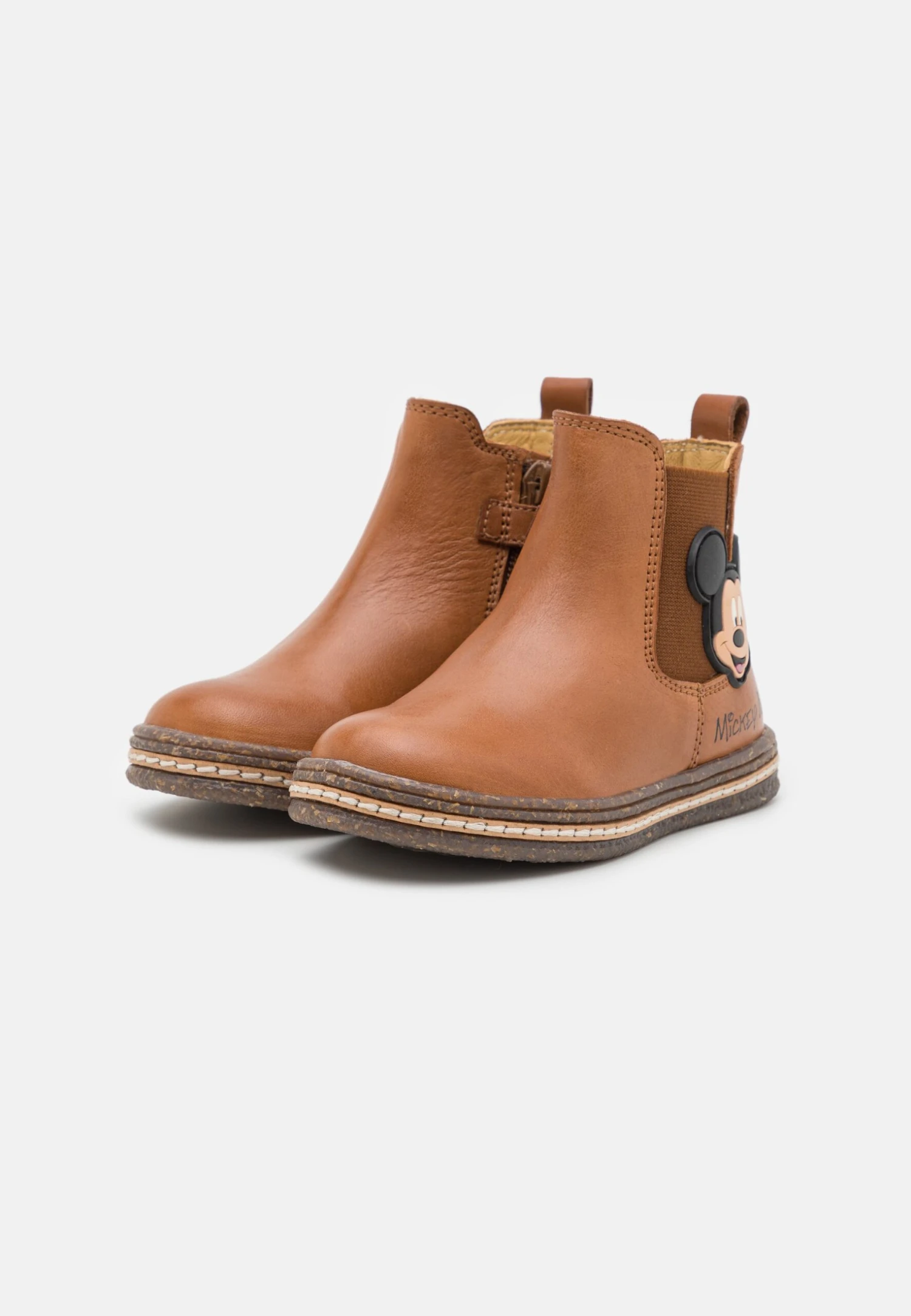 Friboo Disney Mickey Mouse - Zip-Up Booties Unisex - Botines - Cognac 2 Friboo Disney Mickey Mouse - Zip-Up Booties Unisex - Botines - Cognac - Image 2