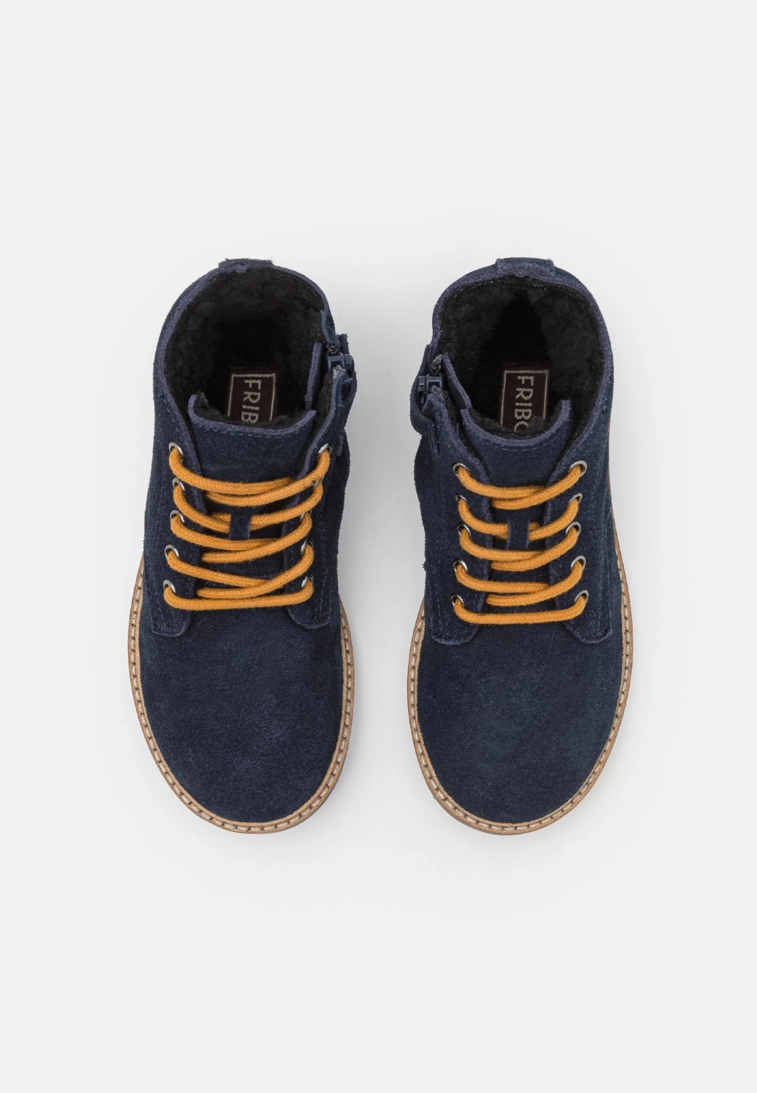 Friboo Leather - Botines Con Cordones - Dark Blue 4 Friboo Leather - Botines Con Cordones - Dark Blue - Image 4