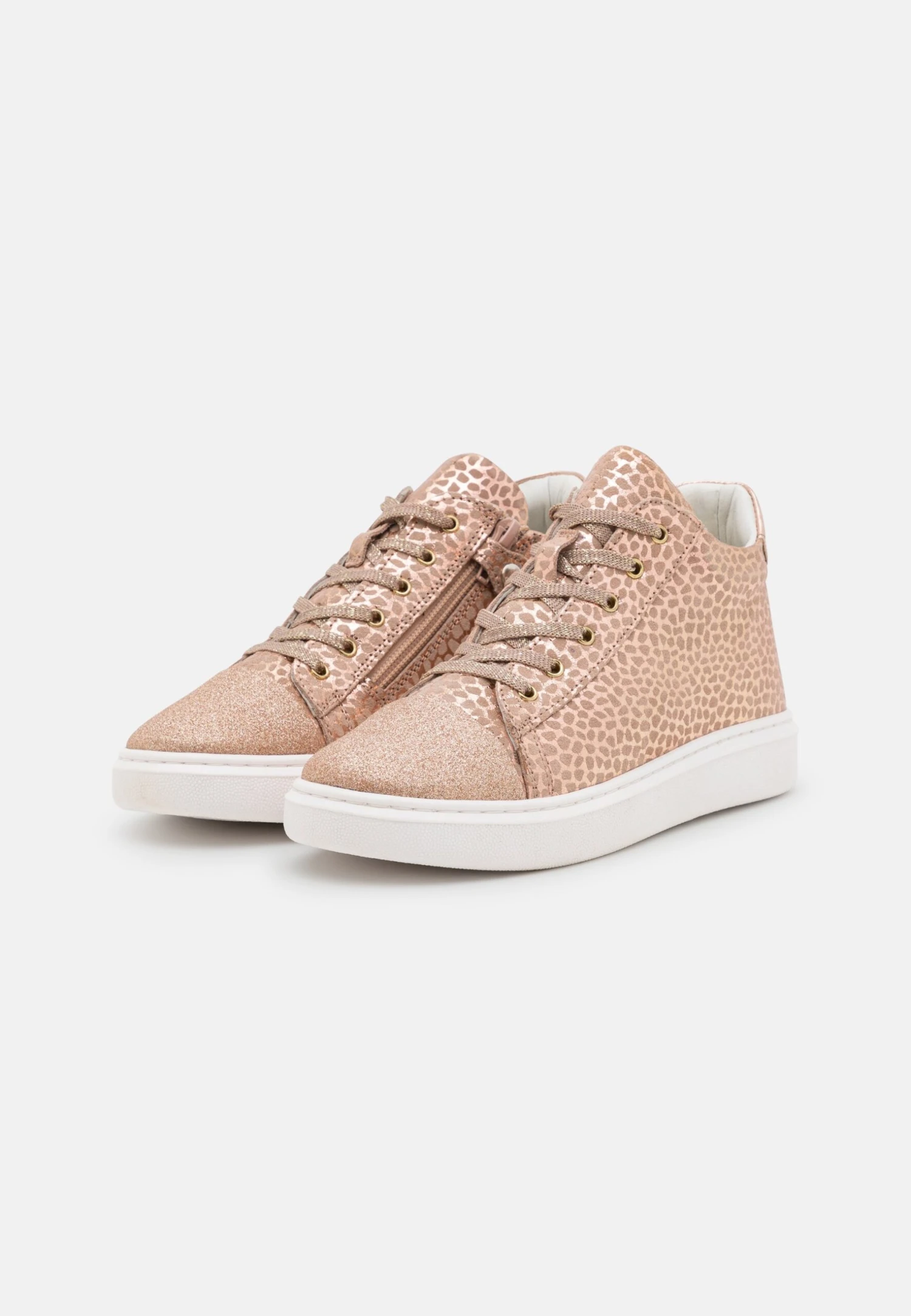 Friboo Leather - Zapatillas Altas - Rose Gold 2 Friboo Leather - Zapatillas Altas - Rose Gold - Image 2