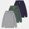 Friboo Hoodie 3 Pack - Sudadera - Blue/Olive/Light Grey