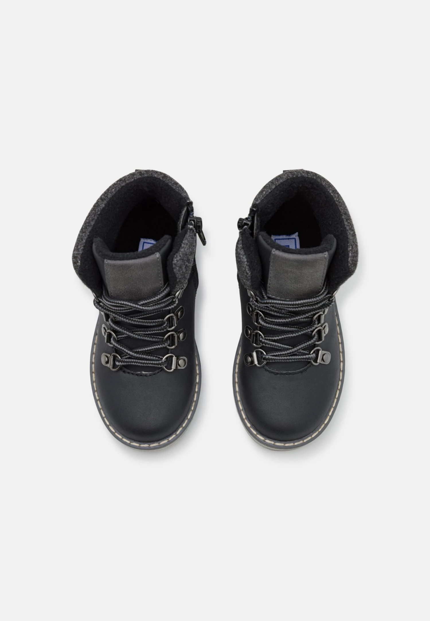 Friboo Botines Con Cordones - Black 4 Friboo Botines Con Cordones - Black - Image 4