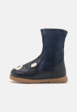 Friboo Leather - Botas Para La Nieve - Dark Blue