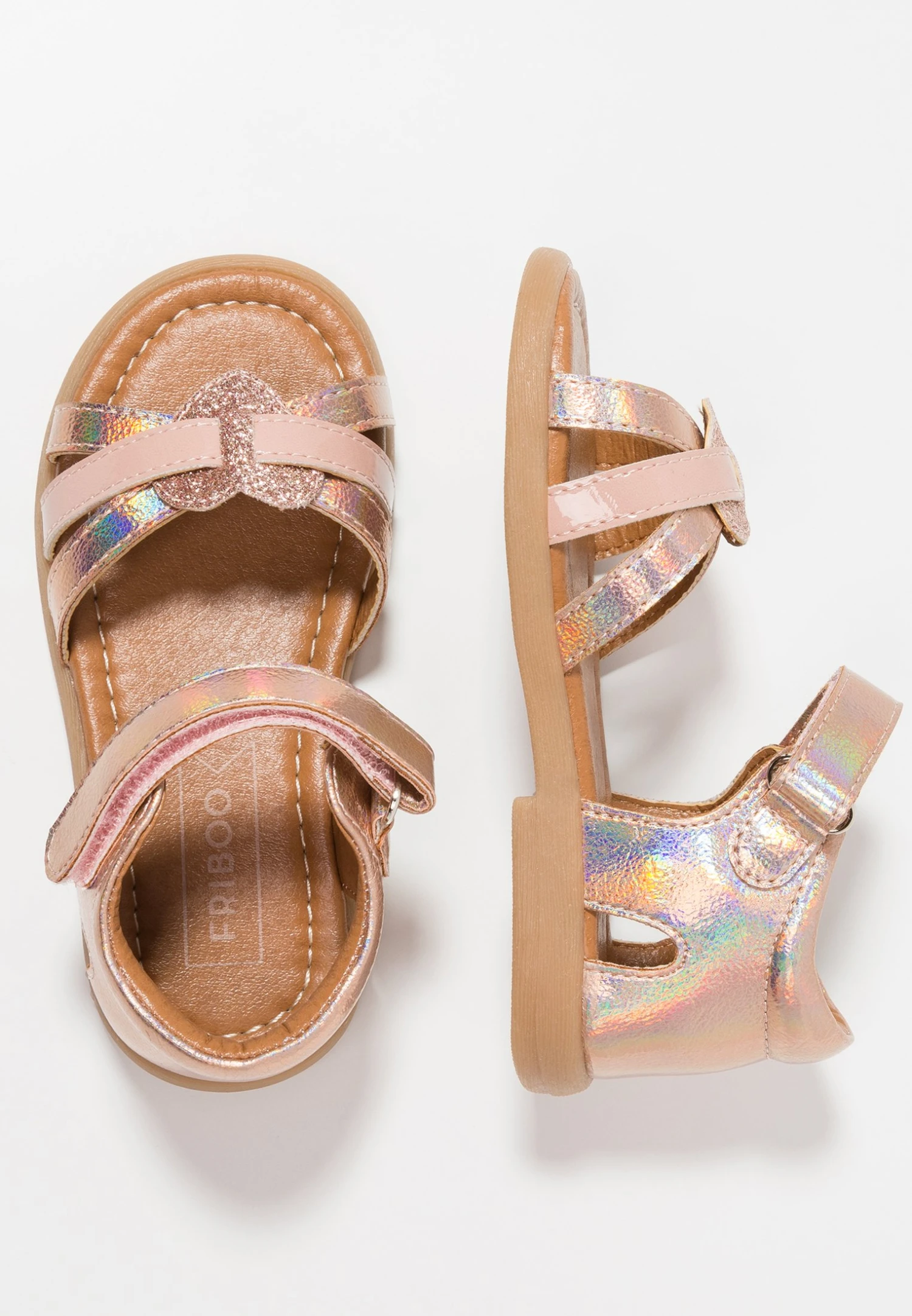 Friboo Sandalias - Rose Gold 1 Friboo Sandalias - Rose Gold