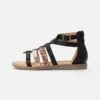 Friboo Leather - Sandalias - Black