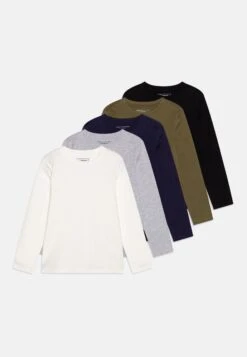 Friboo 5 Pack - Camiseta De Manga Larga - Multi-Coloured/Green/Blue